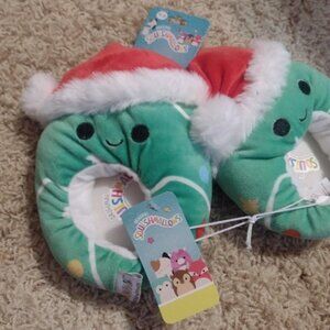Squishmallows Christmas slippers kids size 11-12